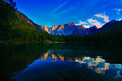 beautiful lake Fusine - Italy