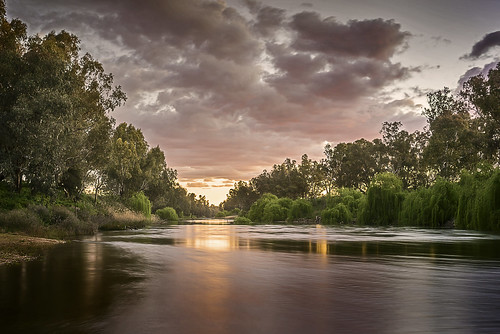 sunset rural river sony country australia nsw dubbo macquarieriver devilshole westernnsw a7r