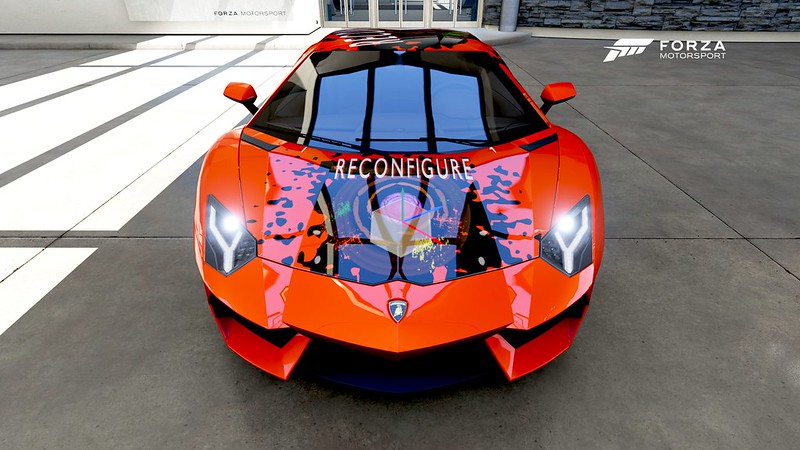 Reconfigure book paintwork on a lambo