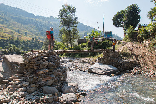 bridge nepal himalaya westernregion dhading manaslucircuit mountainkingdoms