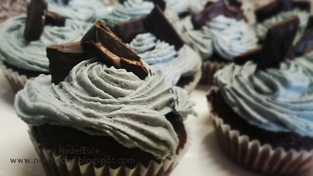 Lecker Cupcakes mit grauem Topping!