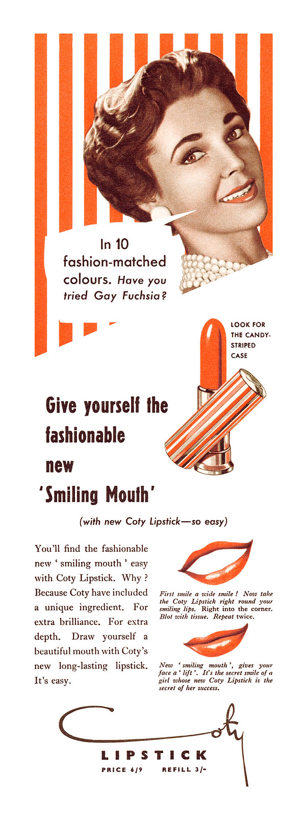 Coty Lipstick - 1955