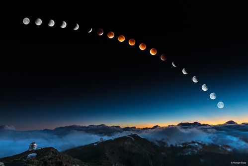 elpaso canarias spanien es eclipse lapalma lunareclipse mond mondfinsternis moon observatorium sunrise sonnenaufgang
