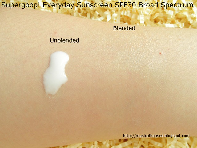 Supergoop Everyday Sunscreen SPF30 Swatch