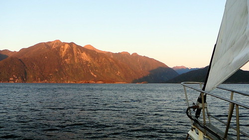sunset newzealand nz southisland navigator doubtfulsound yp fiordland fiordlandnavigator