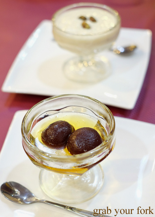 Gulab jamun dessert at Annapurna Nepalese and Indian Restaurant, Homebush Sydney food blog review