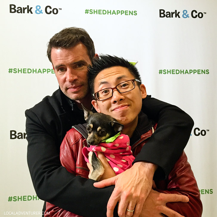 Me Holding a Puppy. Scott Foley Holding Me.