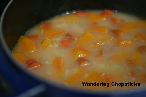 Thai-Style Pumpkin Carrot Coconut Curry Soup 5