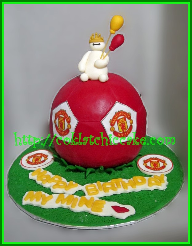 Cake Manchester united dan baymax