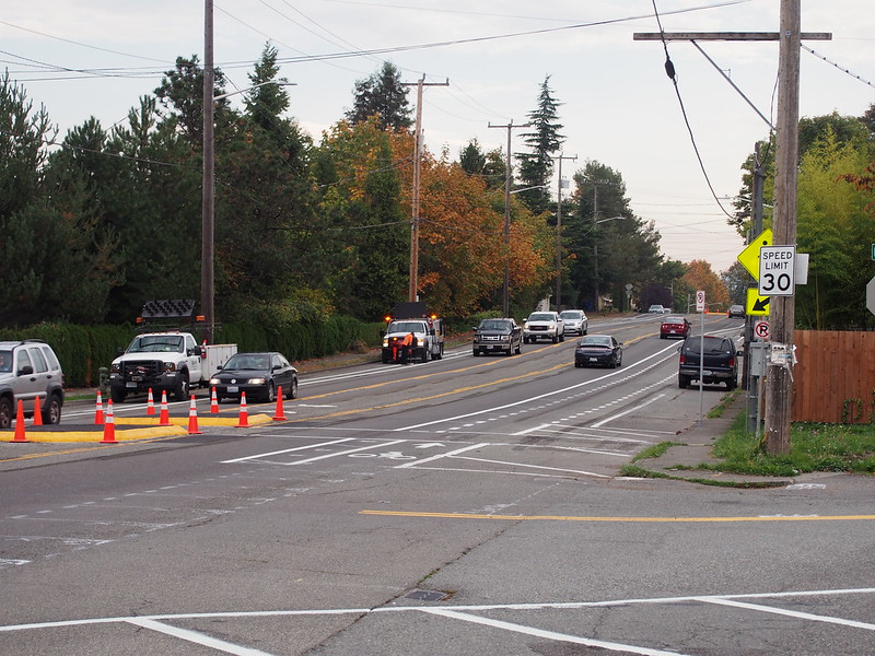 Rainier Avenue S: The bike lanes have been getting significant upgrades!
