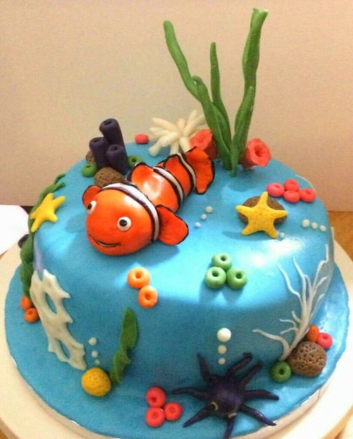 Finding Nemo Themed Cake by Tet Cu Cruz of sweetkkitten