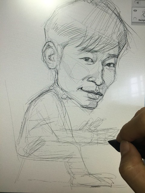 Digital caricatures for Mediacorp
