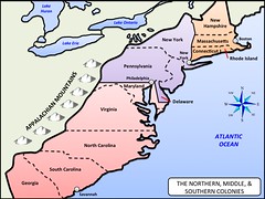 What were the New England Colonies?