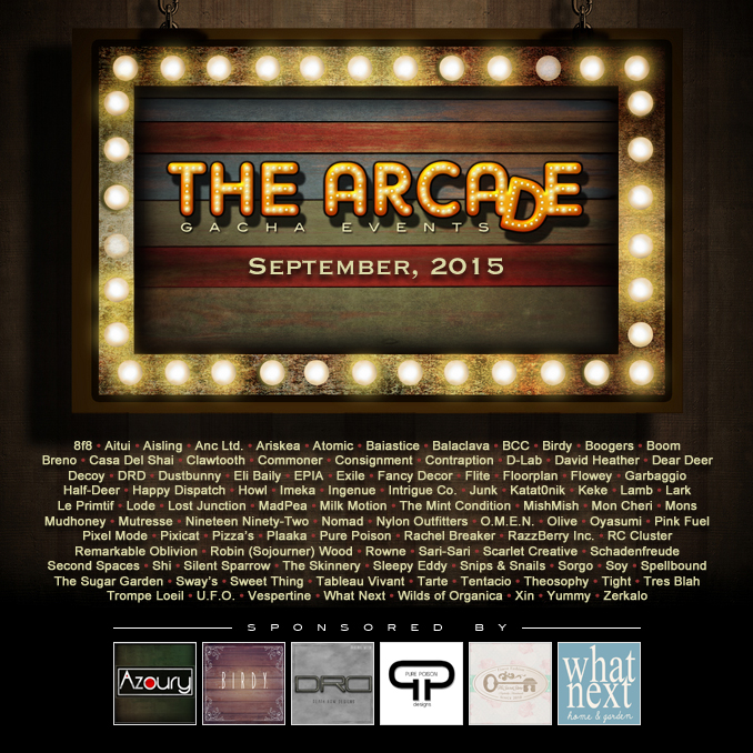 The Arcade - September 2015 Gacha Event Poster