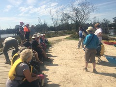 George tells us about the fish traps and the crossing