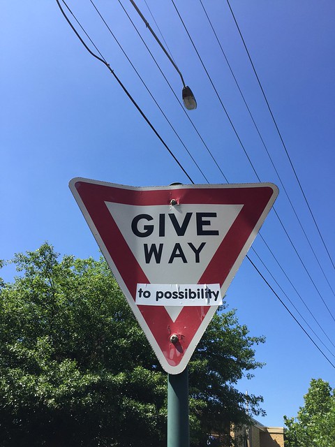 give way to possibility shoes
