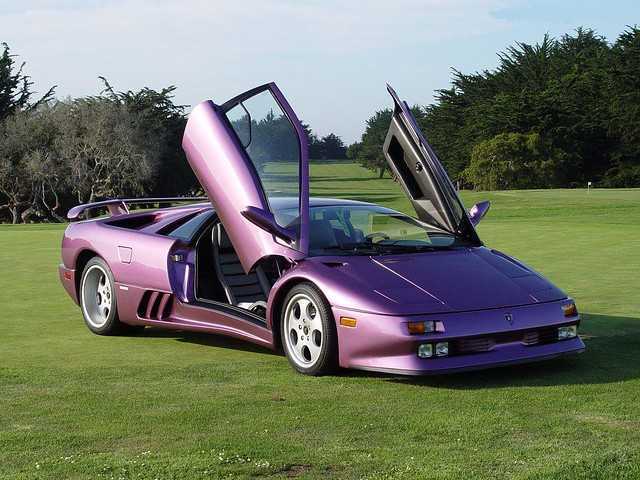 Фиолетовый Lamborghini Diablo SE30. 1994 – 1995 годы