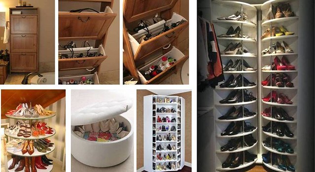 15 Creative Storage and Organize Shoes Cabinets Ideas