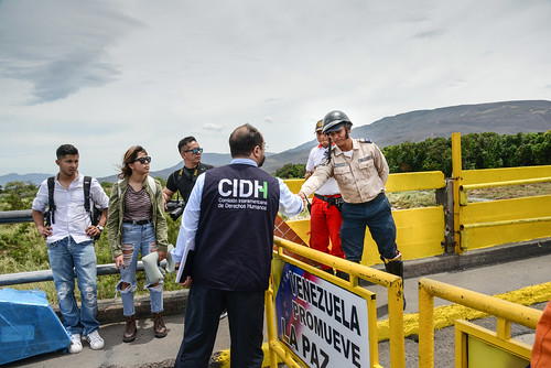 CIDH visita la frontera de Colombia con Venezuela