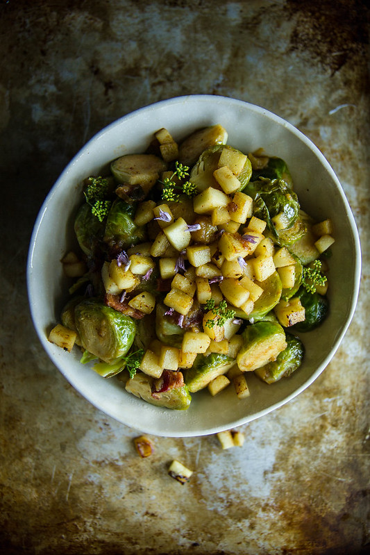 Apple and Bacon Brussels Sprouts