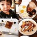 A sumptuous breakfast w/ the best frenchtoast one could tell by the smily face plate. A girl has a sweet tooth and her dose of hot chocolate ^* #hananachin