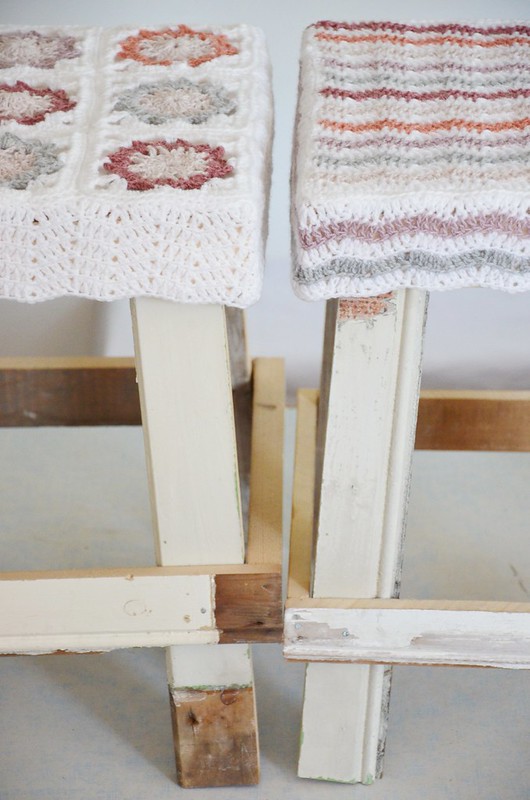 wood & wool stools susana