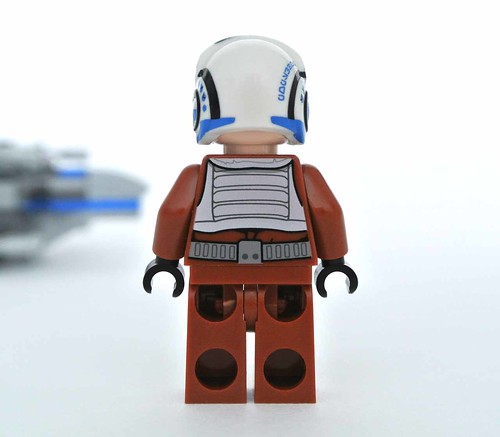 Lego New Dark Orange Minifigure Torso Star Wars Resistance Pilot Flight Suit 