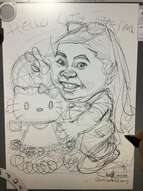 Caricature Sketch for client.....