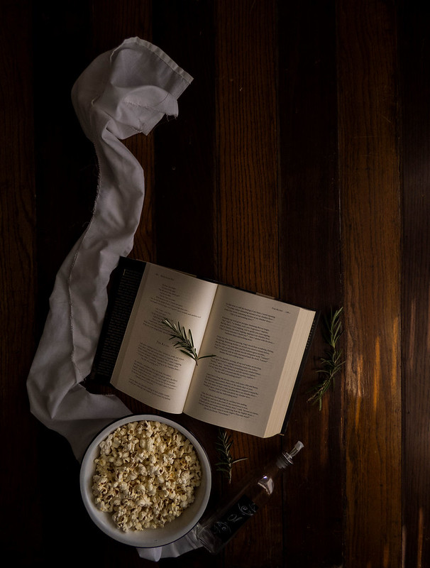Rosemary Infused Butter Popcorn