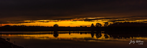 sunset panorama sc us pond unitedstates southcarolina silhouettes trenton reflectins
