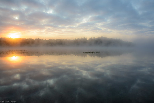 morning mist lake water misty clouds sunrise august chandos 2015 d610 mistymorning chandoslake briandtucker