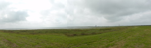 panorama dike wetland wangerooge