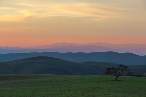 california sunset green layers sanbenitocounty quiensaberoad