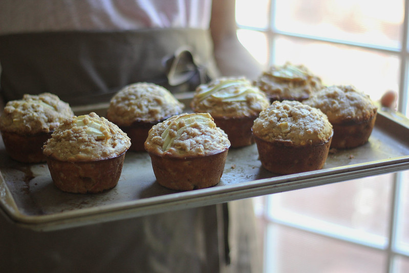 Tart Apple Oat Muffins| Southern Soufflé