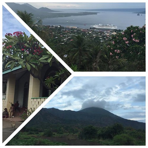 Rabaul has a volcano