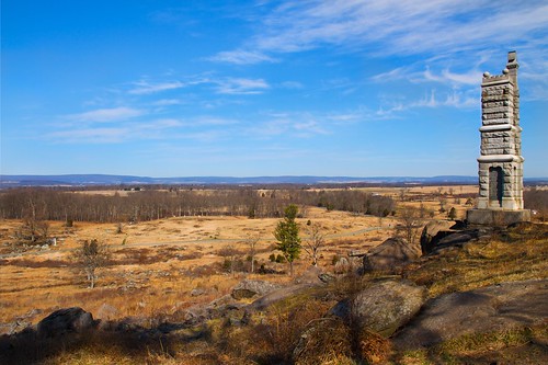 Little Round Top View, Gettysburg Battlefields
