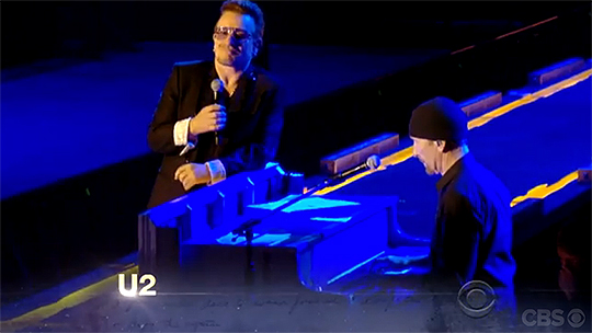 Bono & The Edge on CBS' Sinatra 100 special