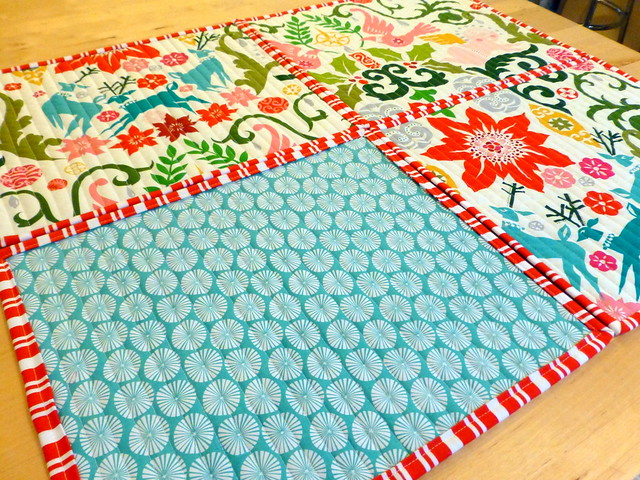 Christmas Placemats for Fabric Yard