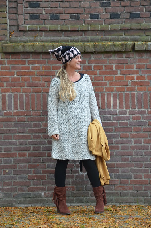 knitted sweater dress
