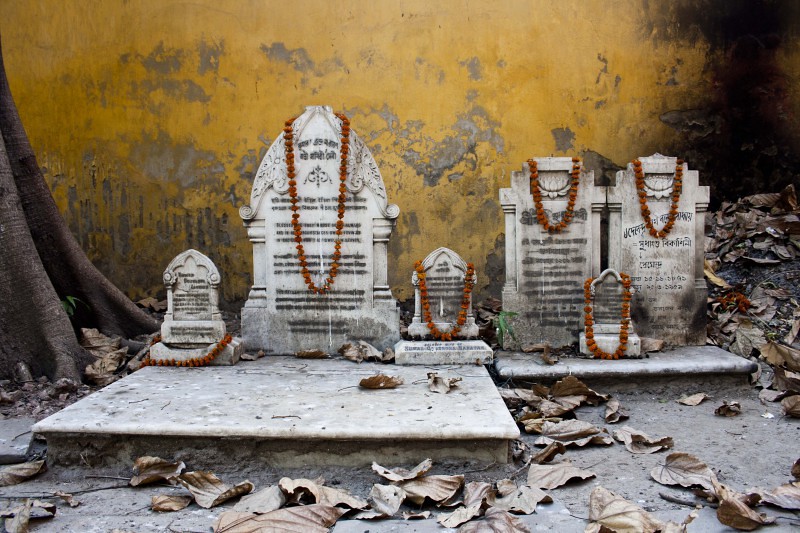 Nabadebalaya - Graves of Sujata Devi and Sabitri Devi