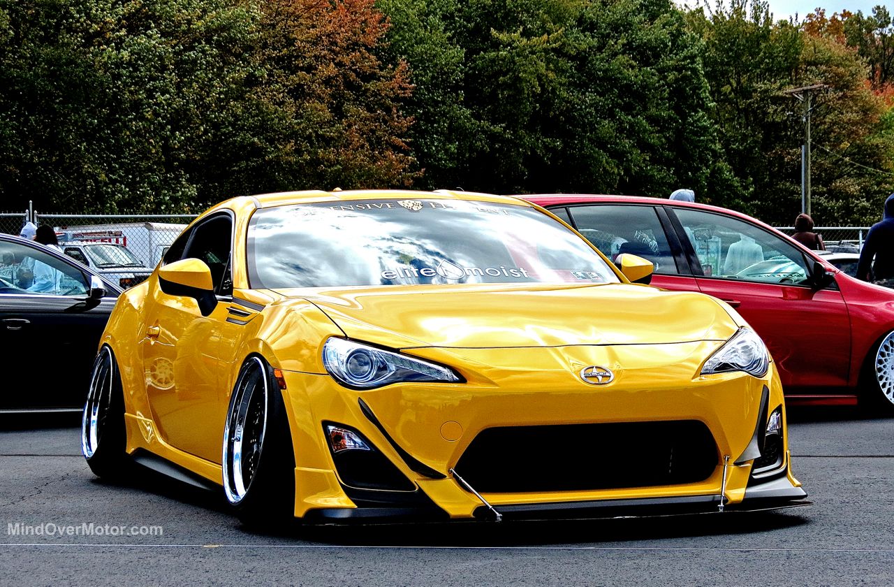 Stanced Scion FRS First Class Fitment