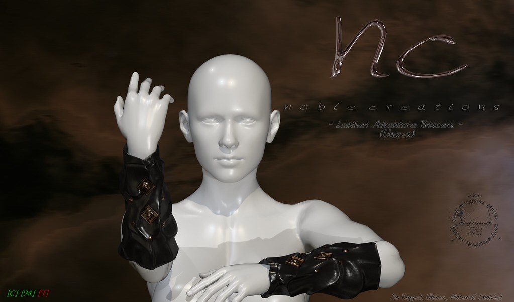 [NC] - Leather Adventure Bracers 25LTuesday ONLY TODAY!! - SecondLifeHub.com