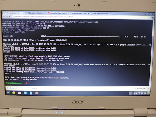 Acer Chromebook Flash custom-firmware