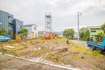 海が見える葉山の土地