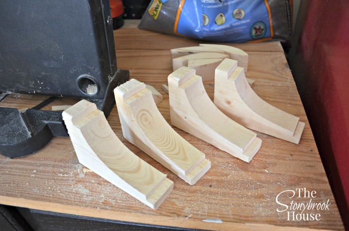 Corbels Cut