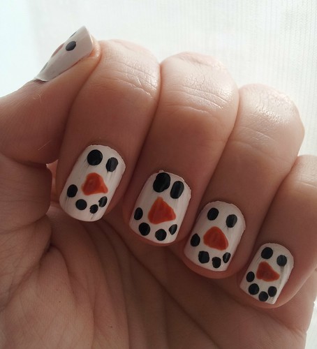 Snowman nails