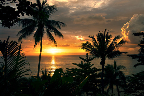 sunset sea thailandia thayland enricodot