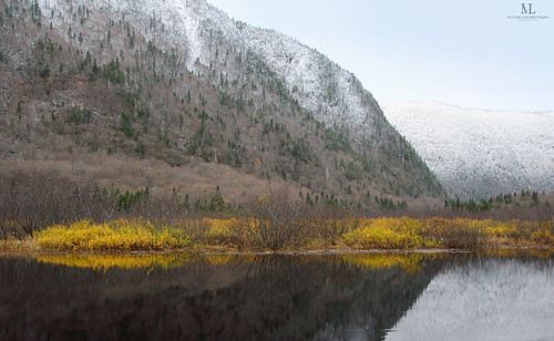 landscape paysage nature river moutain snow fall automne canon sepaq parcsquébec quebec canada parcnationaldelajacquescartier