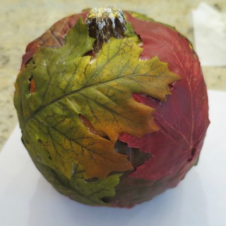 Iron Craft '15 Challenge #22 - Leaf Covered Pumpkin