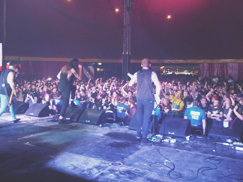While She Sleeps at The Pit stage, Reading Festival
